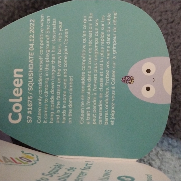 7.5 inch Squishmallow Coleen the Chameleon NWT (RFL) - Picture 4 of 4